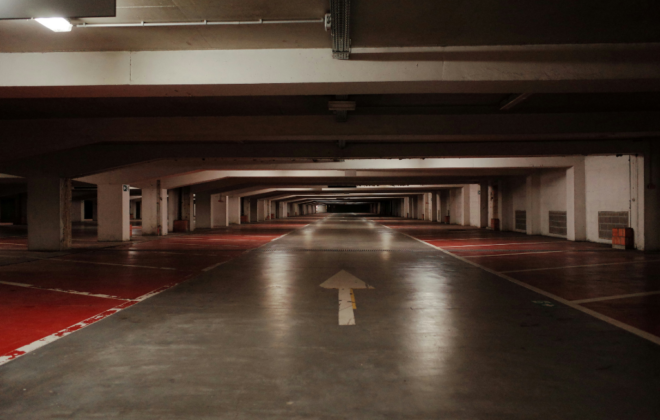 Foto di un'autorimessa